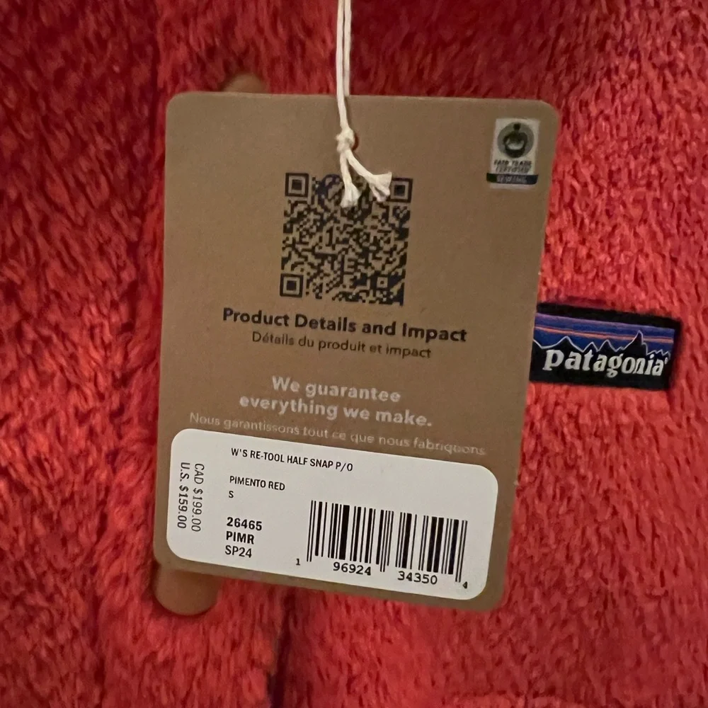 Women’s patagonia half snap fleece jacket - Picture 2 of 2